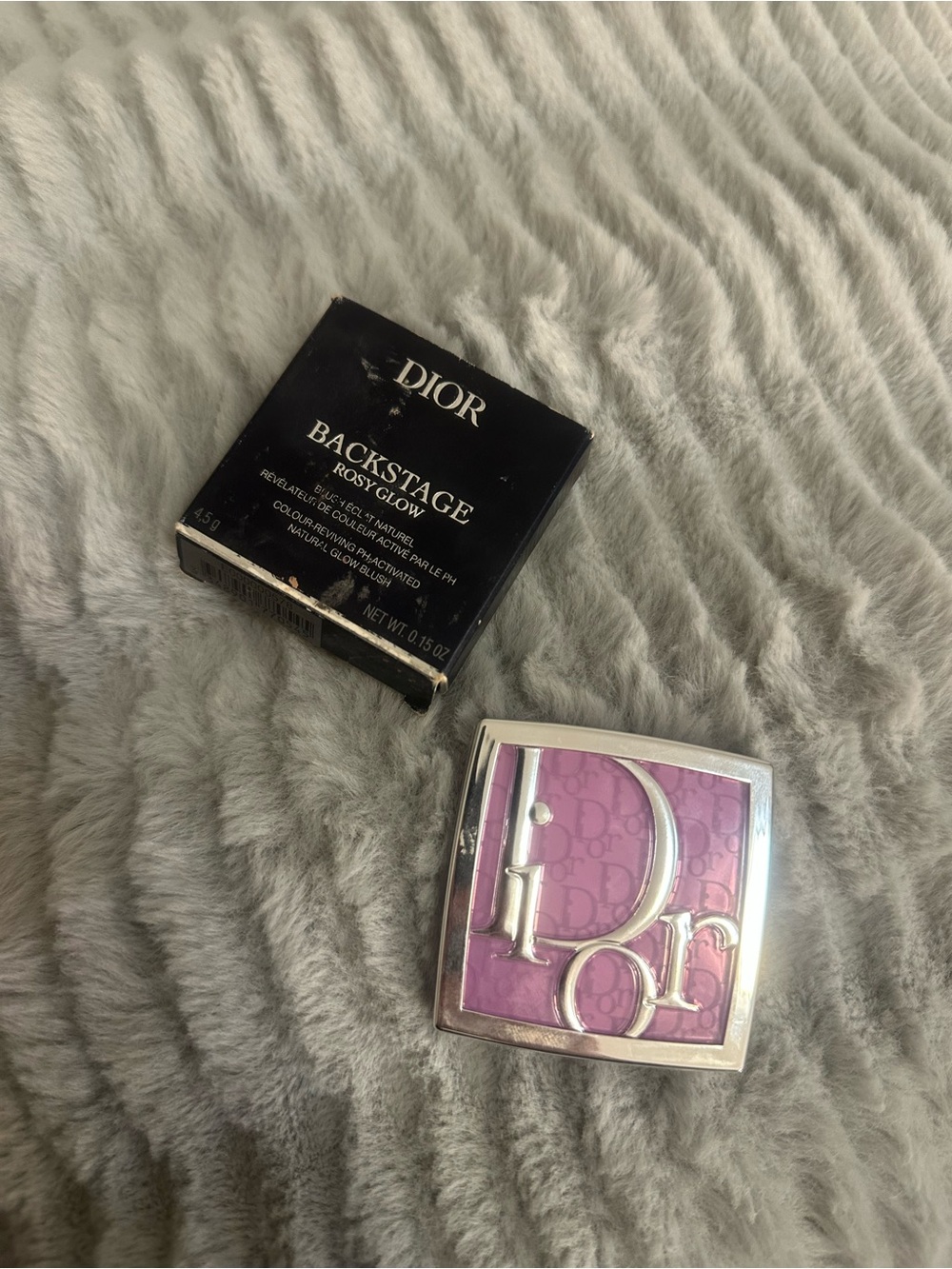 Dior backstage rosy glow